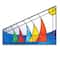Oceanside Compatible™ 12" Waterglass® Fusible Stained Glass Sheet
